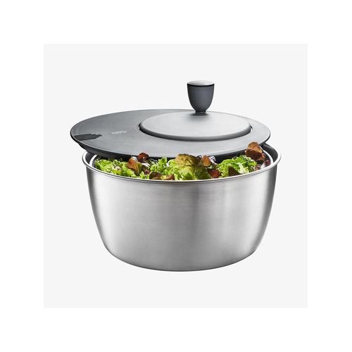 GEFU Salatschleuder Edelstahl 3L ROTARE s/w