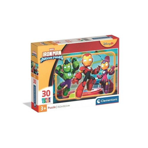 Clementoni Puzzle 30 Pcs Iron-Man and His Awesome Friends