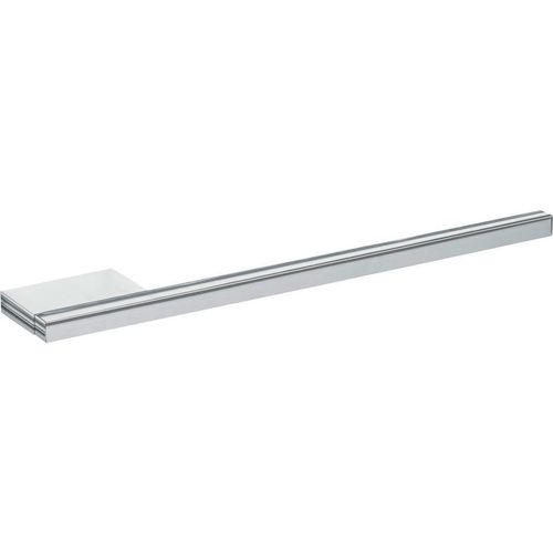 Dieter Knoll Handtuchhalter, Chrom, Metall, eckig, 39x2x6 cm, Badaccessoires, Duschzubehör, Handtuchhalter