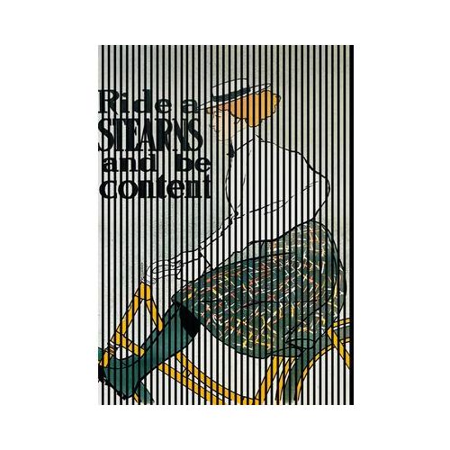 Akustikpaneel digital bedruckt Cycle 1 2400 x 1693 x 19 mm Set = 3 Einzelpaneele