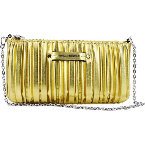 KARL LAGERFELD KUSHION SHOULDER POUCH M Gold