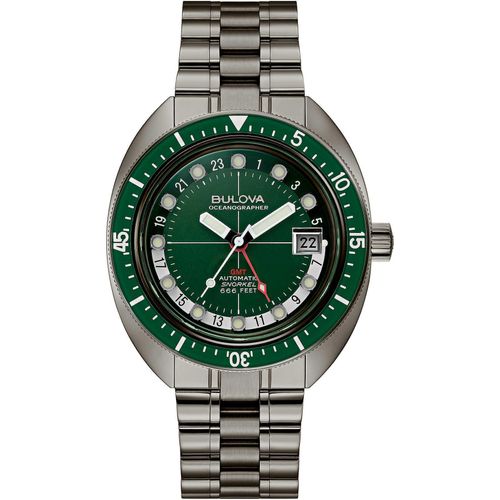 Mechanishe Bulova Grau Kollektion Oceanographer Gmt - mann