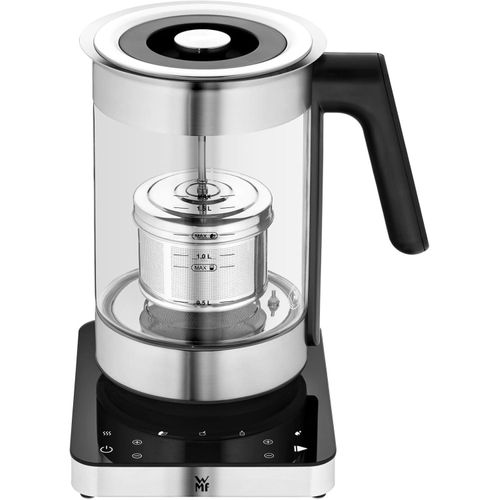 3in1 Glas-Wasserkocher 1,6 l, 360° Grad Ausgießfunktion, Teekocher, Babynahrung-Erwärmer, Multierhitzer, Joghurtbereiter, Temperatureinstellung