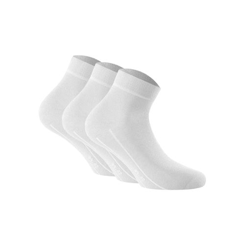 Sneakersocken ROHNER SOCKS "Socken Sneaker Plus 3er Pack 3er Pack", Herren, Gr. 39-42, weiß, Obermaterial: 75% Baumwolle CO. 23% Polyamid PA. 2% Elasthan EL., Socken Sneakersocken