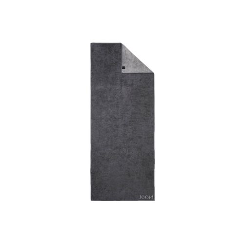 Saunatuch JOOP "Saunatuch 1er Pack", grau (anthrazit), B:80cm, Obermaterial: 100% Baumwolle CO., Handtücher