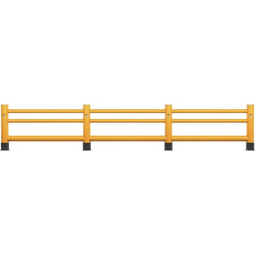 Ampere Rack Mammut Handlauf, Einzelplanke, 2 Querstangen, Länge 4 m