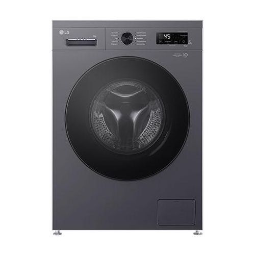 LG Waschmaschine Dark Stone (A, 9 kg, 1.310 U./Min.) Unterbaufähig mit Steam & Inverter Direct Drive® F4WB309YB F4WB309YB