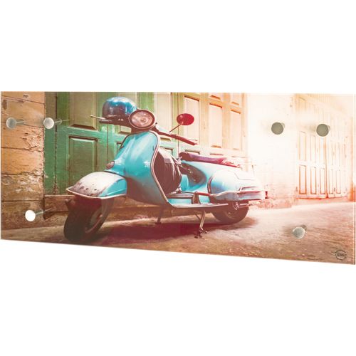 Garderobe HAKU, bunt, Metall, Sicherheitsglas, Garderobenpaneele