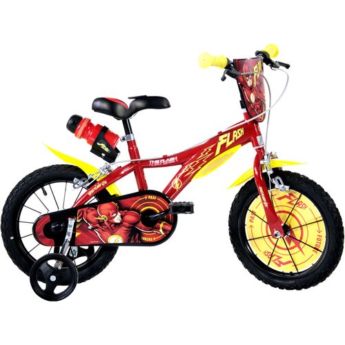 Kinderfahrrad DINO BIKES "Flash 14" Kinderfahrrad 3-6 Jahre" Gr. 25, rot, Fahrräder, Kinder, 14 Zoll (35,56cm) hinten: 14 Zoll (35,56cm)