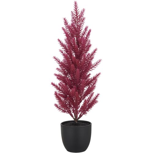 Winterliche Kunstpflanze CREATIV GREEN "Fichtenbäumchen", pink, H:38cm, Kunststoff, Kunstpflanzen, in außergewöhnlicher Farbe