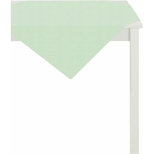Mitteldecke APELT "3944 UNI BASIC", grün (mint), B:88cm L:88cm, Baumwolle, Tischdecken, Mitteldecke