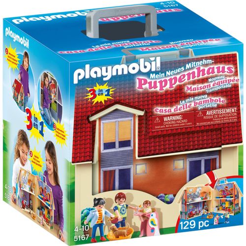 PLAYMOBIL Dollhouse 5167 Neues Mitnehm-Puppenhaus