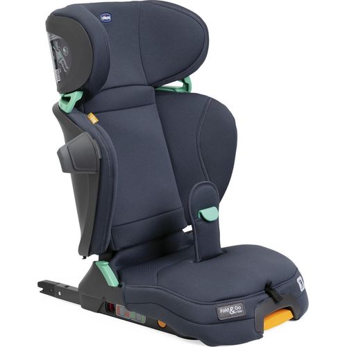 Chicco Kindersitz Fold & Go I-Size 100-150 Cm, Faltbar, Inkl. Seitenaufprallschutz Und Bauchgurtführung, Gemäß Ece R129/03