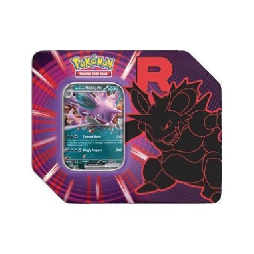 Pokemon Team Rocket Tins: Team Rockets Nidoking ex Tin