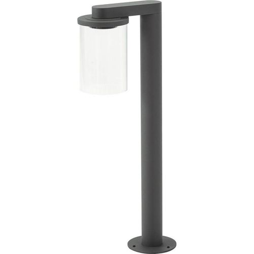 Lucande LED-Wegeleuchte Beelia, anthrazit, 60 cm, geriffelt