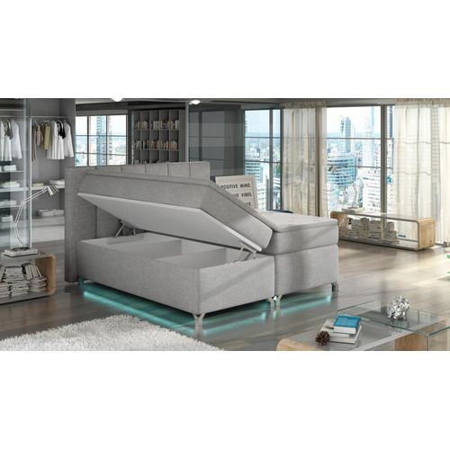 Luxus Designer Polsterbett Bett Betten Designerbett Boxspring Textil 180x200 Neu