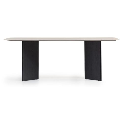 Eleganter Esstisch aus Holz in Beige für moderne und klassische