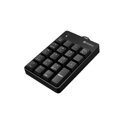 Sandberg USB Wired Numeric Keypad - Numpad - Schwarz