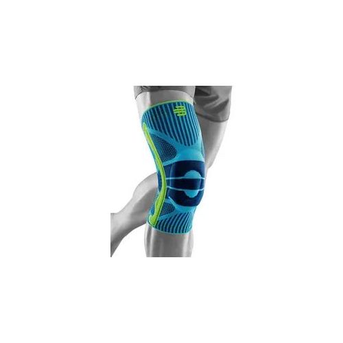 Kniebandage BAUERFEIND "Knee Support", Gr. M, blau, Obermaterial: 57% Baumwolle, 41% Polyester, 2% Elasthan, Bandagen Kniebandage