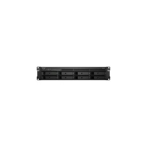 SYNOLOGY NAS-Server "RS1221RP+ 8-Bay NAS-Rackmount", silber (schwarz, silberfarben), 4 GB, NAS-Server, NAS-Server