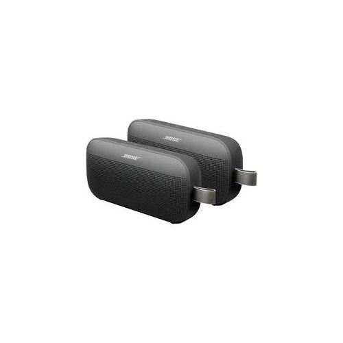 BOSE Bluetooth-Lautsprecher "Soundlink Flex (2nd Gen) - 2er Set", schwarz, B:20,1cm H:5,2cm T:9cm, Lautsprecher