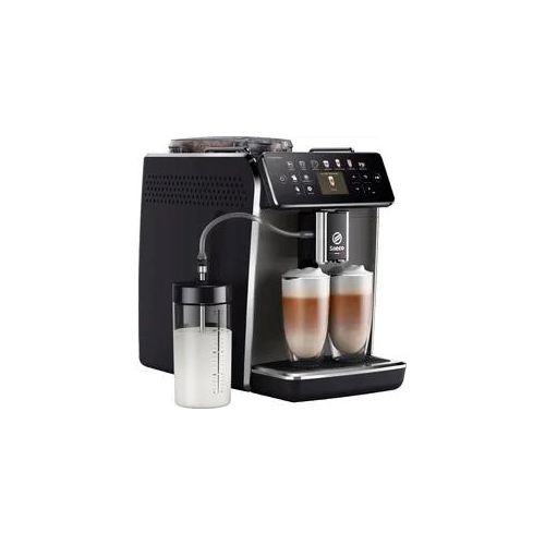 SAECO Kaffeevollautomat "GranAroma SM6580/50", grau, schwarz, B:26,2cm H:44,8cm T:38,3cm, Kaffeevollautomaten, 14 Kaffeespezialitäten, 4 Benutzerprofilen und TFT Display, Kaffeevollautomat