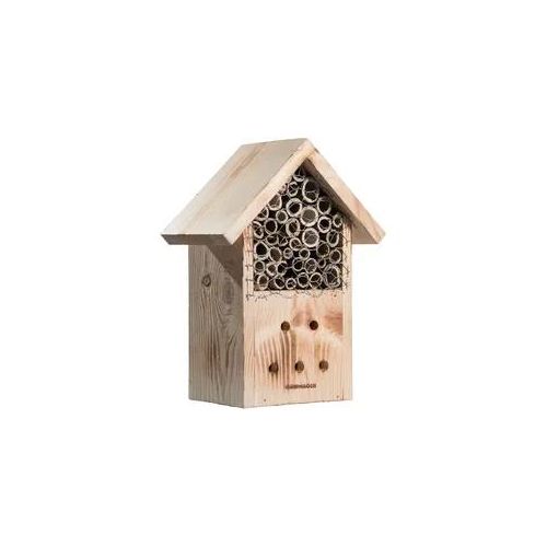 Insektenhotel WINDHAGER "Zur Post", natur, B:20,5cm H:27cm T:12,5cm, Holzwerkstoff, Insektenhotels, Insektenhotel, BxTxH: 20,5x12,5x27 cm
