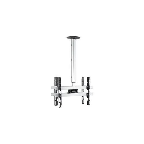 VCM TV-Deckenhalterung "TV Deckenhalterung CM4 höhenverstellbar 74-130 cm", silber, B:62cm T:12cm, Gerätehalterungen