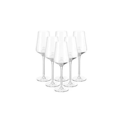 Aperitifglas LEONARDO "Digestifgläser geeicht Puccini Gastro-Edition 4 cl 6er Set transparent", bunt (transparent), Glas, Trinkgefäße