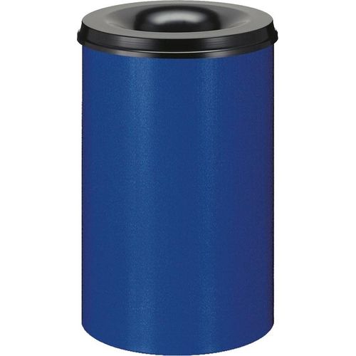 Feuerlöschender Papierkorb 110 Liter - Blau, Schwarz