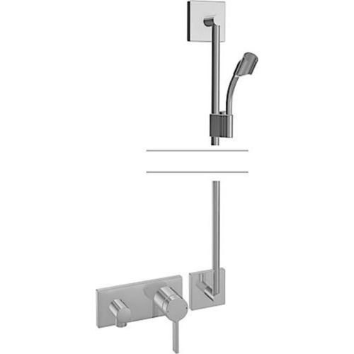 Hansa Fertigmontage-Installationspaket 01 Hansamatrix 4487, zu Hansaloft chrom