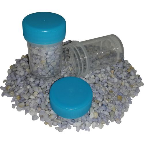 1000 Schraubdosen 20ml Runddose Labor Labordose Blau