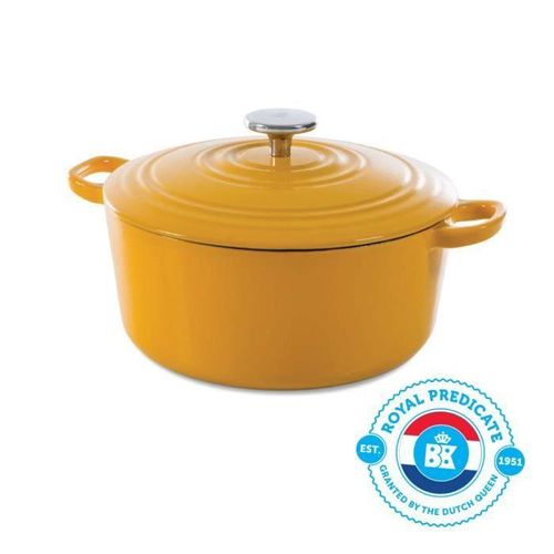 BK Bräter Bourgogne Sunny Yellow - ø 28 cm / 6.7 liter