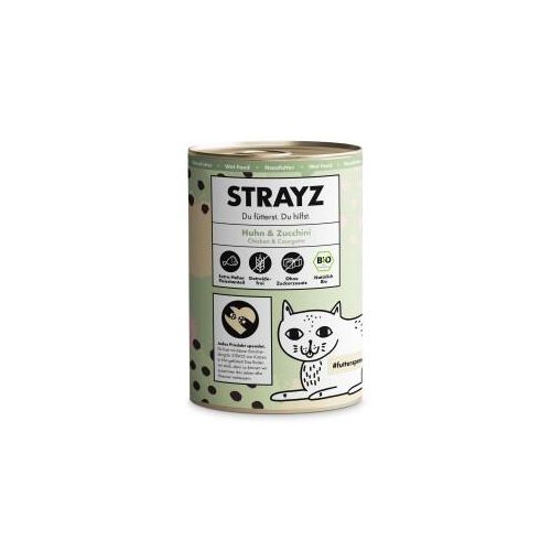 STRAYZ BIO 6x400g Huhn und Zucchini