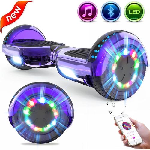 GeekMe Hoverboard 6,5 Zoll Hoverboard Kinder Starker Dual Motor,Bluetooth Lautsprecher,LED,Hoverboards für Kinder und Jugendliche