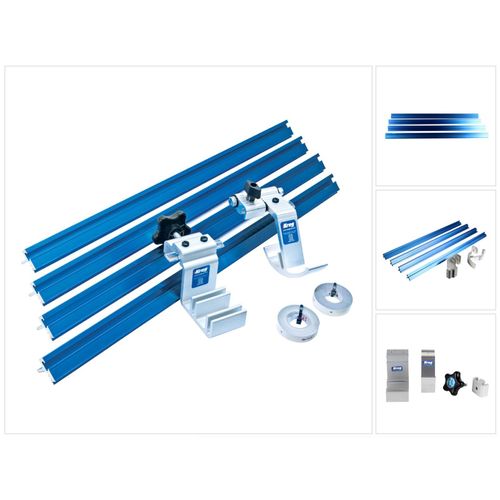 Kreg Schienen-Set mit Anschlägen 8-tlg. (für Kappsägen)