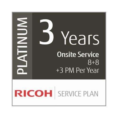 Ricoh 3 Jahre Platin Serviceplan (Low-Vol Produktion), 3 Jahr(e)