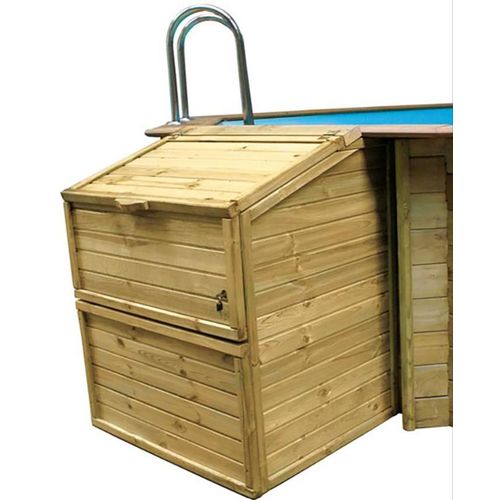GRE Technikraum für Echtholzpools 787247