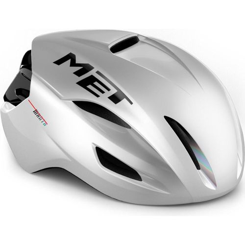 MET Fahrradhelm Manta MIPS , Weiß Holographic - Glänzend, S