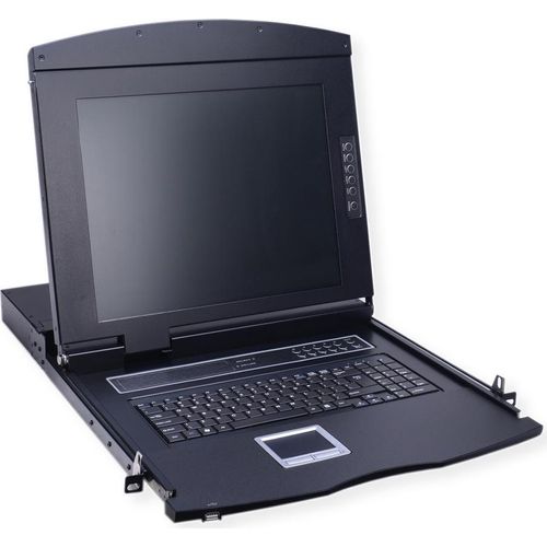 VALUE 19"-KVM-Konsole, 43 cm (17") TFT (16:9), VGA, USB, Tastaturlayout CH