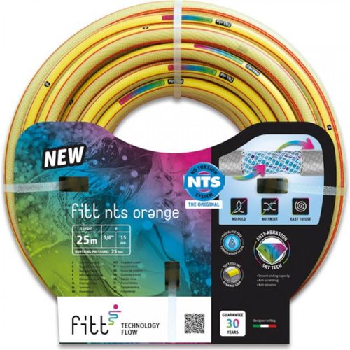 6-lagiger Gartenschlauch 3/4" NTS Knick- u. verdrehungsfest Orange 50m