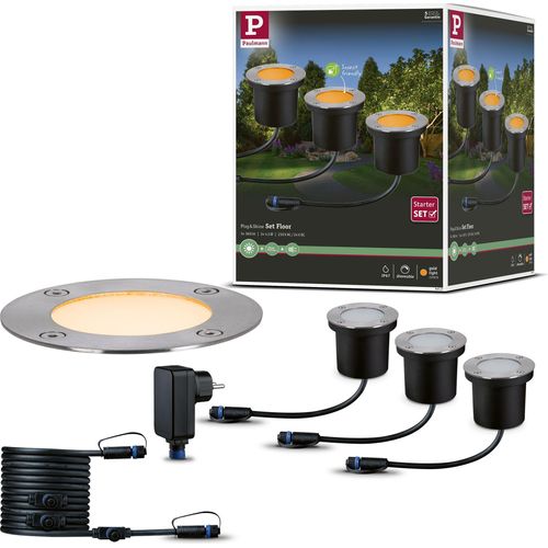 Paulmann Plug & Shine LED Bodeneinbauleuchte Floor Basisset insektenfreundlich
