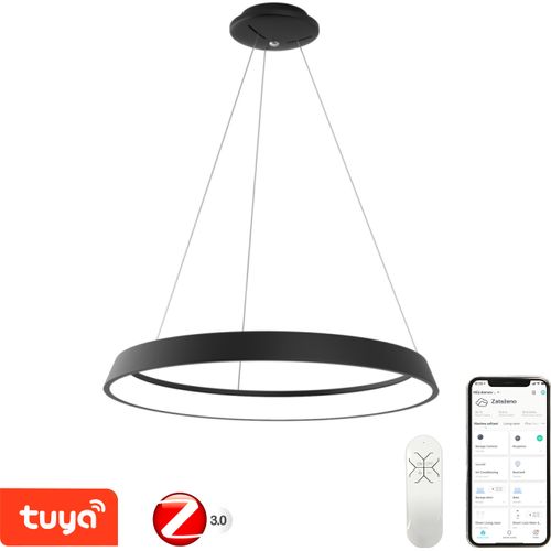 Immax NEO LIMITADO Smart Pendelleuchte 80cm 48W schwarz Zigbee 3.0