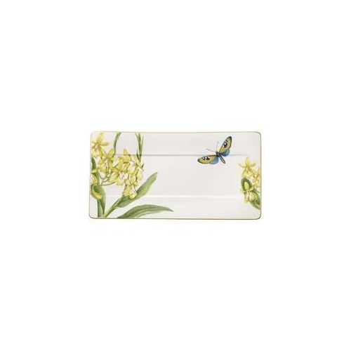 Servierplatte VILLEROY & BOCH "Servierteller Amazonia 35 x 18 cm bunt", bunt, L:35cm, Porzellan, Servierplatten, Servierplatte