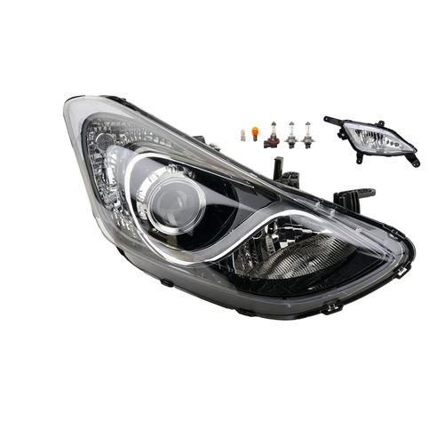 Scheinwerfer passend für Hyundai i30 11/11-03/15 H7 R + Nebel+Leuchtmit. 92102A6020 92202A6010 Johns