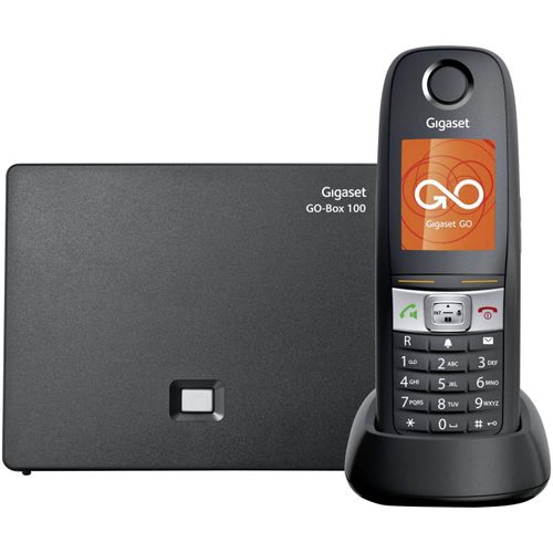 Gigaset E630A GO Schnurloses Telefon mit Anrufbeantworter schwarz