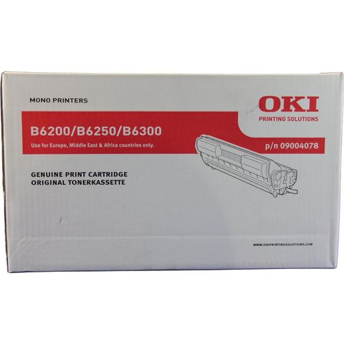 Oki 09004078 B6200 Toner + Bildtrommel Black -A