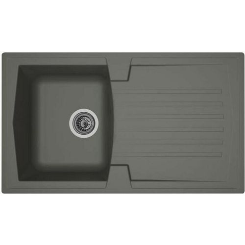 Sink Arena 1 graue Betonschale