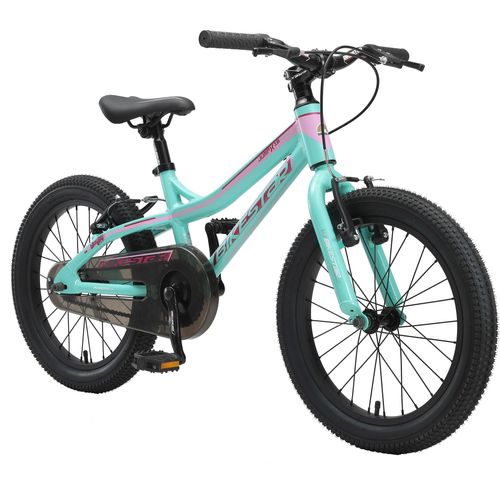 BIKESTAR Kinder Fahrrad MTB ab 5 Jahre | 18 Zoll Alu Mountainbike Kinderrad | Mint