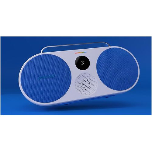 Polaroid 009092 - Bluetooth Lautsprecher P3 Music Player blau & weiß - Lautsprecher